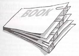 Drawing of paper clips as page fluffers