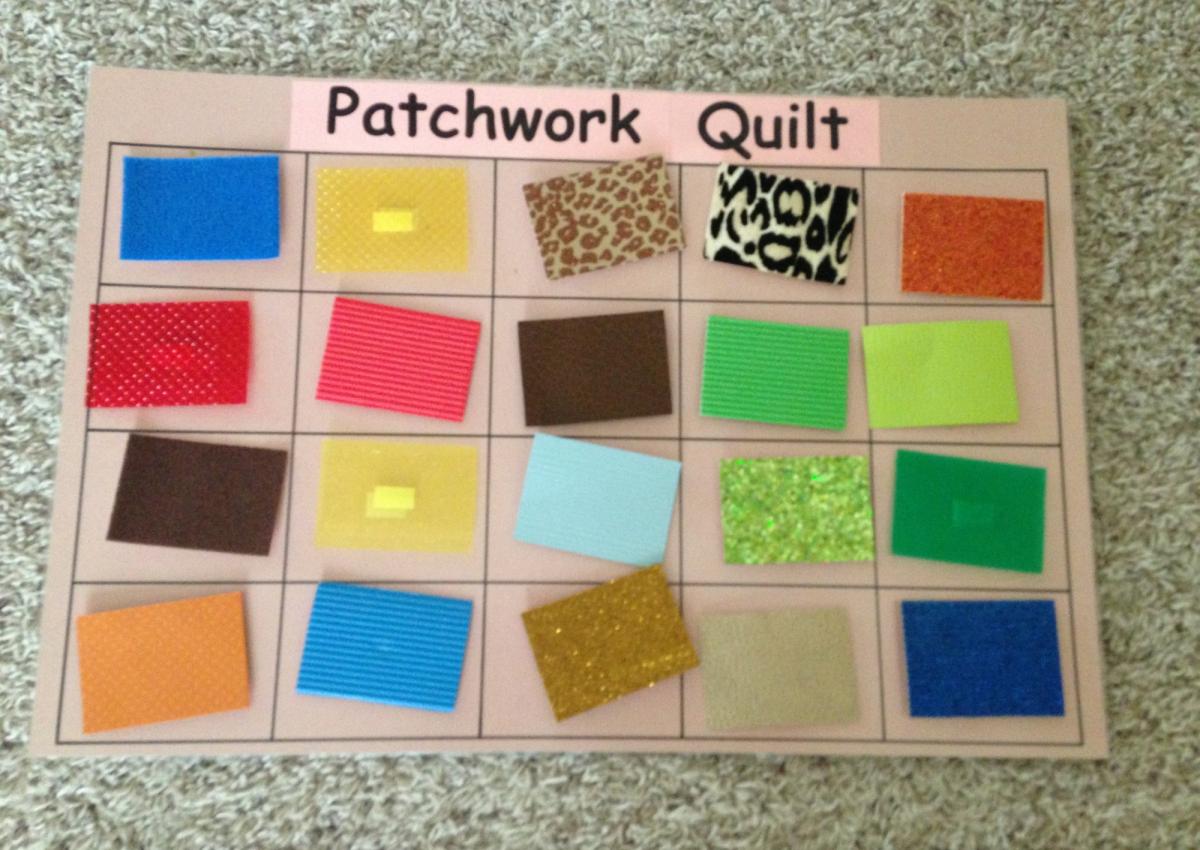 Patchwork quilt gameboard