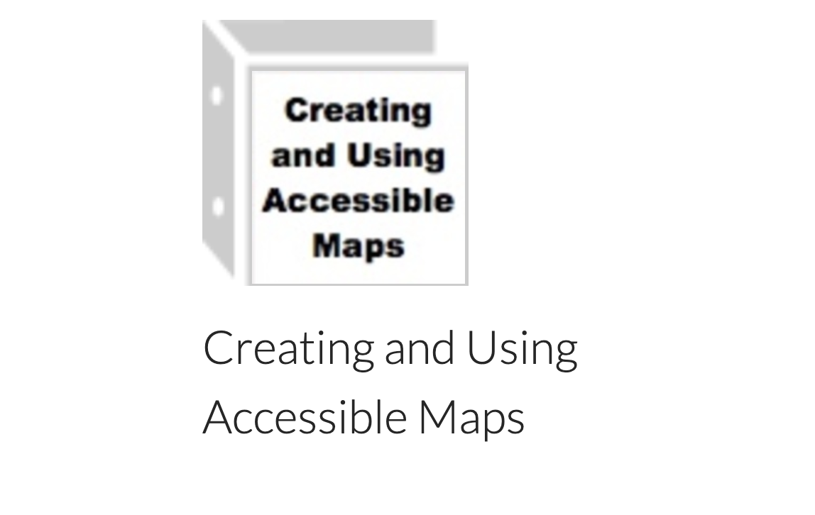 Creating and using accessible maps