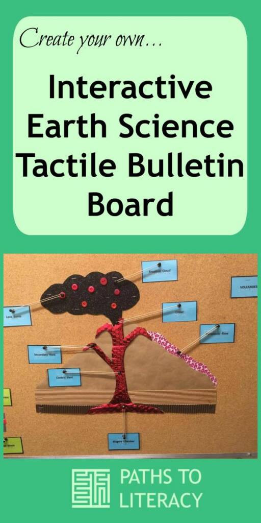 Create your own interactive earth science tactile bulletin board for students with visual impairments