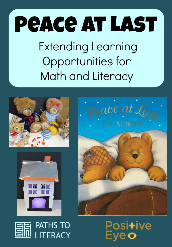 collage of extending learning opportunities for math and literacy