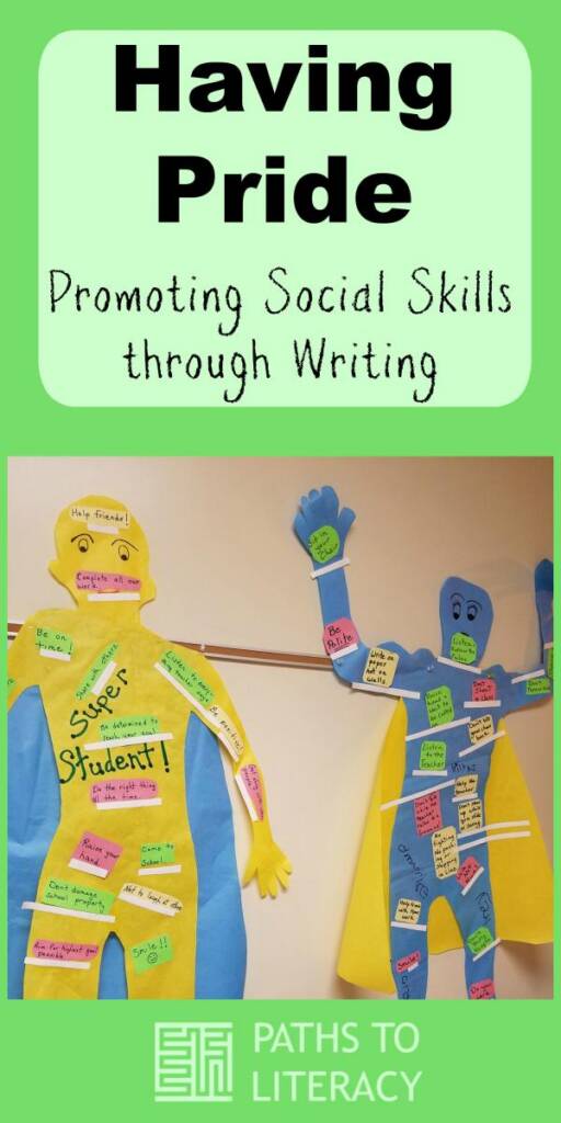 collage of promoting social skills through writing