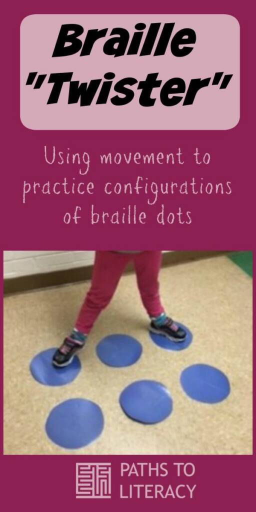 Collage of braille twister