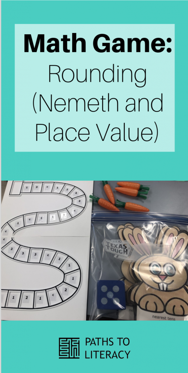 Nemeth Math Math Game: Rounding (Nemeth and Place Value) – Paths to Literacy
