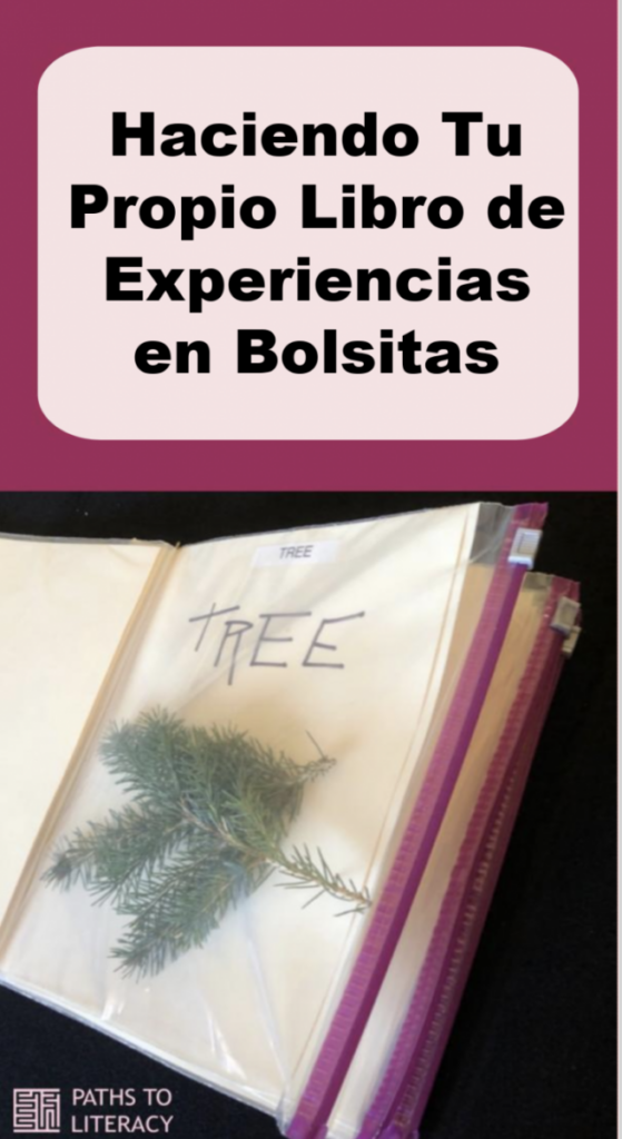 Collage of haciendo tu proprio libro de experiencias en blositas