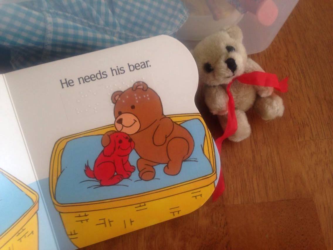 Storybox with bear