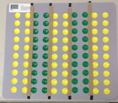 Back view of 10 x 10 array Back side of 10 x 10 array