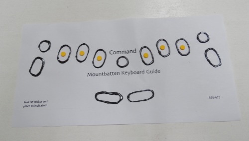 Mountbatten keyboard guide