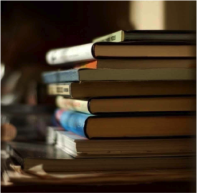 stack of books