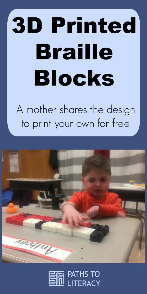 3D Printed Braille Blocks