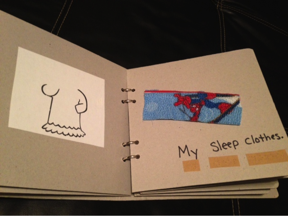 Accessible book bedtime: my sleep clothes