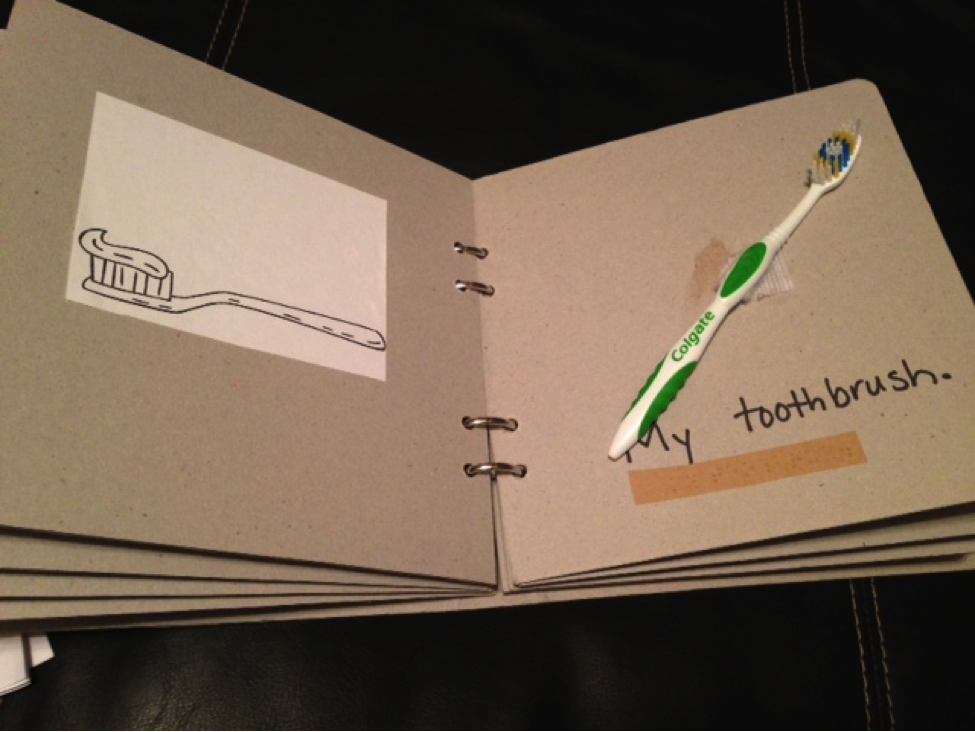 Accessible book bedtime: my toothbrush