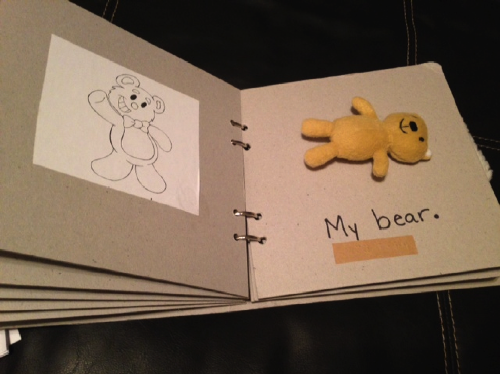 Accessible book bedtime: my bear