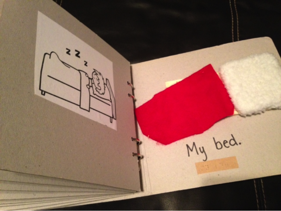 Accessible book bedtime: my bed