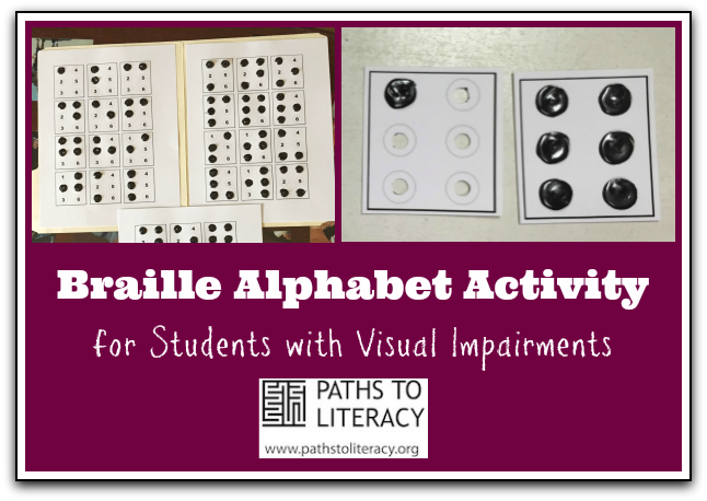 braille alphabet activity collage