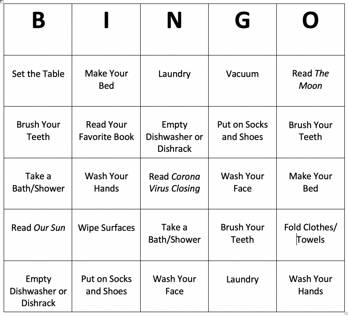 Bingo board