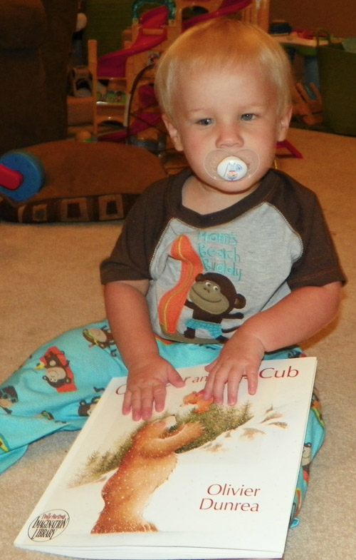 Boy with book