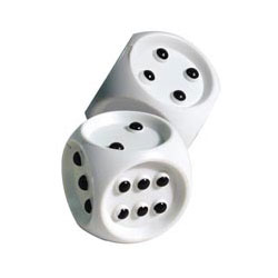 Raised dot dice