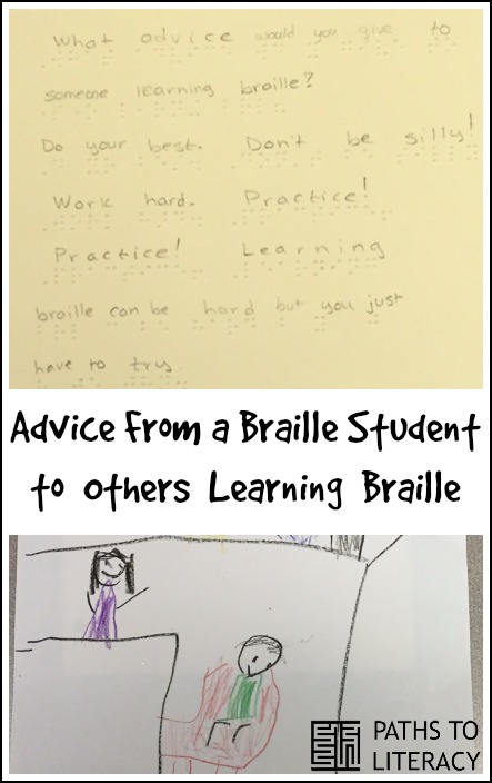 braille advice collage