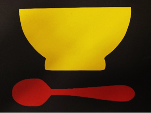 CVI Make and Take book with yellow bowl and red spoon