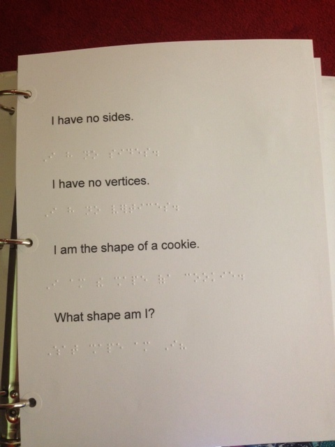 I have no sides. I have no vertices. I am the shape of a cookie. What shape am I?