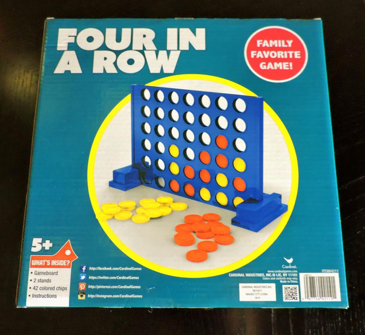 Box of Connect Four game