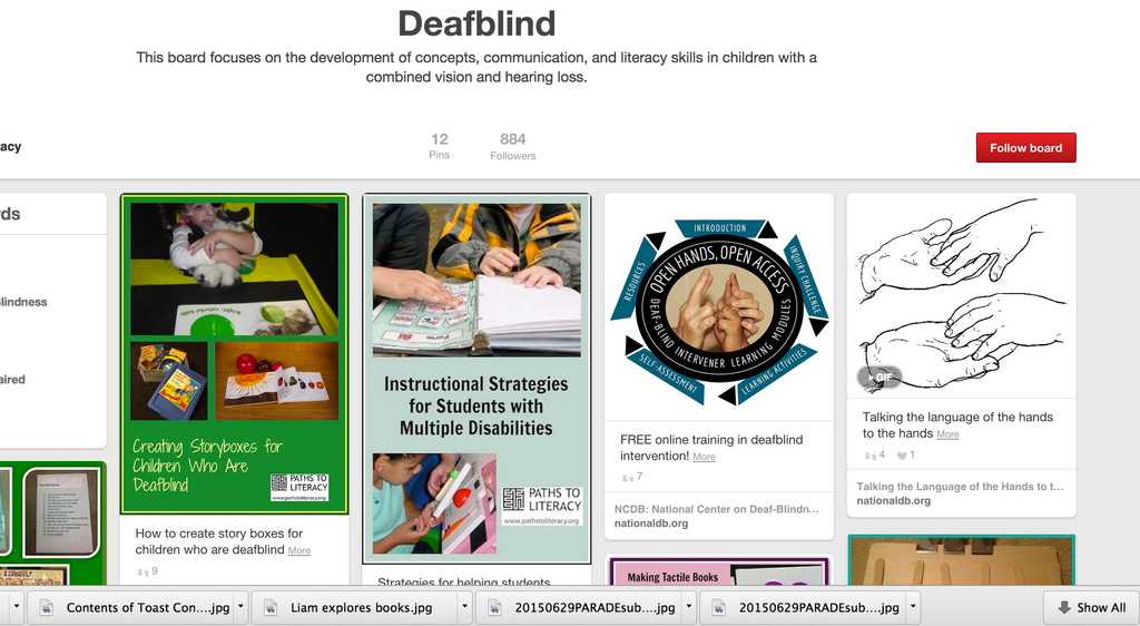 Deafblind Board on Pinterest