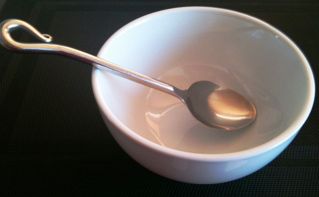 bowl and spoon