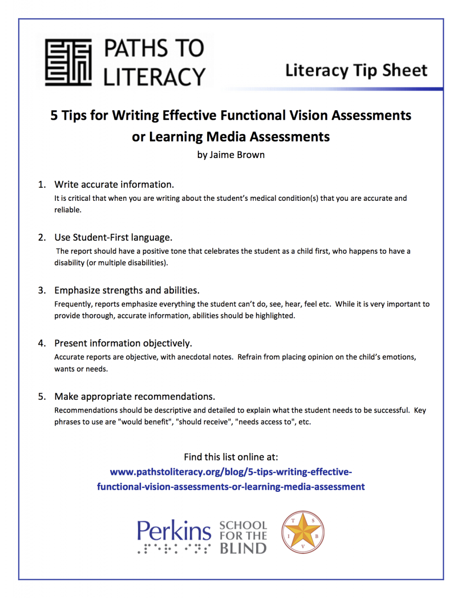 Tip sheet for FVA and LMA