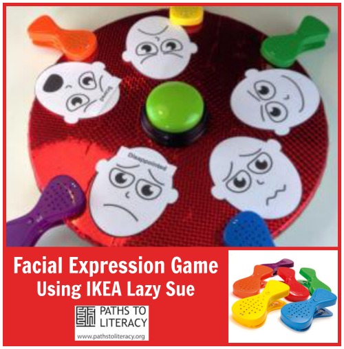 game using Lazy Susan with facial expressions