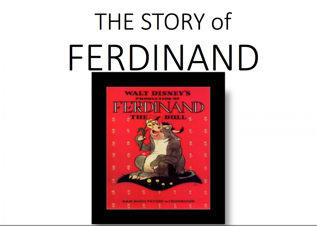 Talking book for Ferdinand the Bull