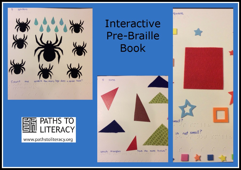 Interactive pre-braille book