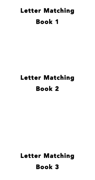 Letter Matching 