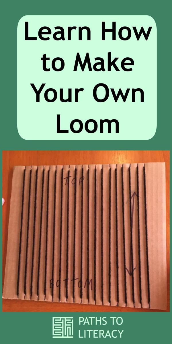 Collage of learn how to make your own loom