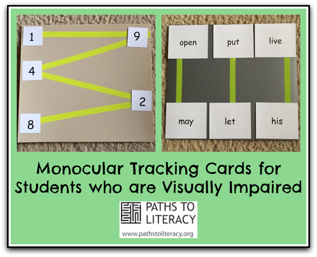 monocular tracking cards