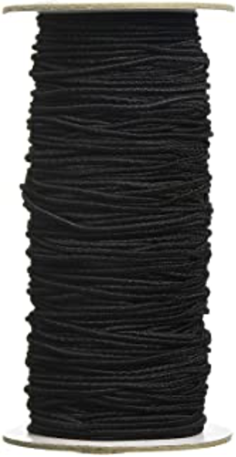 Black elastic cord