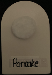 Tactile symbol for pancake