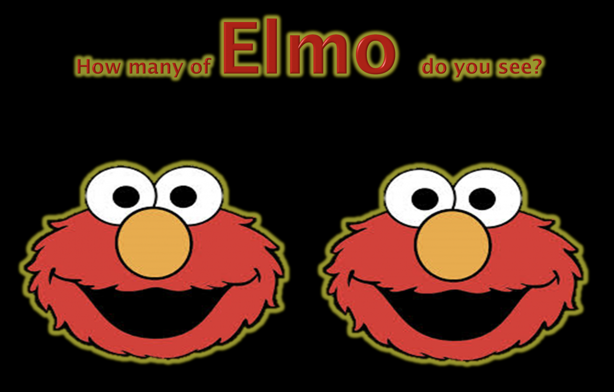 How many of Elmo do you see?