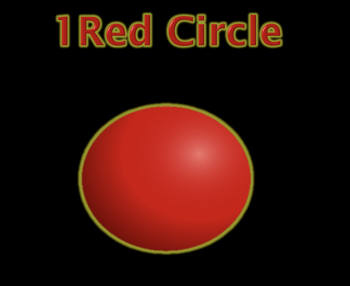 1 red circle