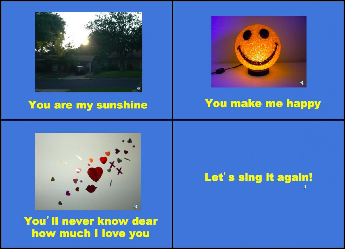 sunshine slideshow collage