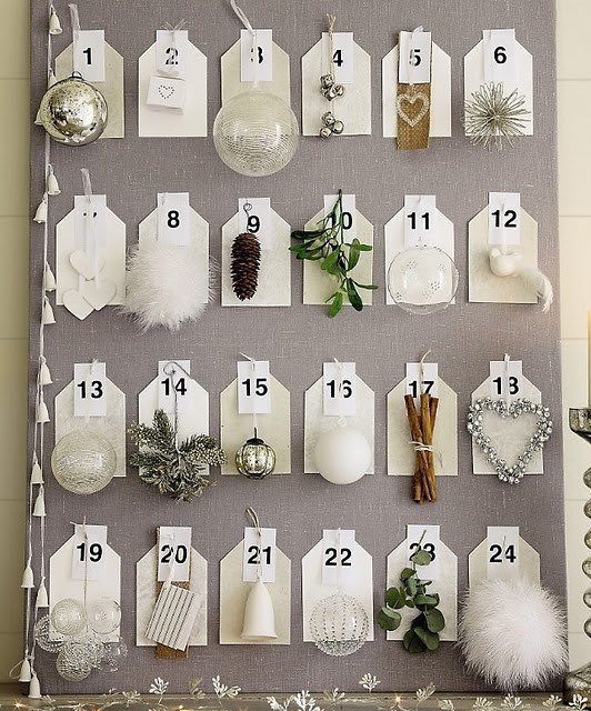 Tactile advent calendar