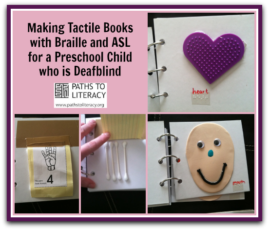 tactile book collage