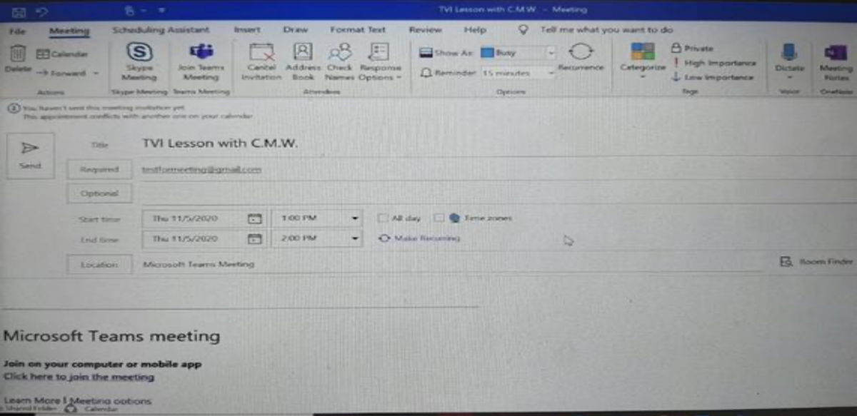 An invitation to join a Microsoft Teams meeting An invitation to join a Microsoft Teams meeting