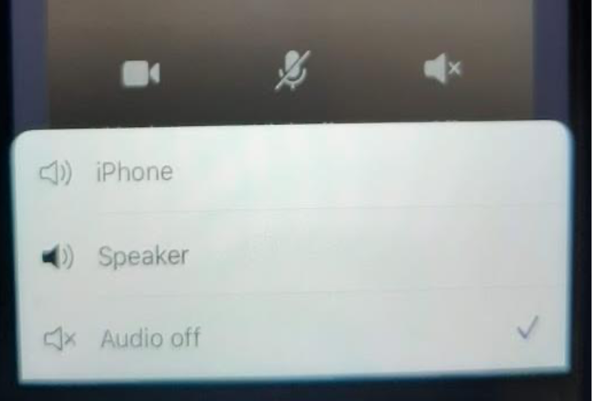 Audio off Audio off