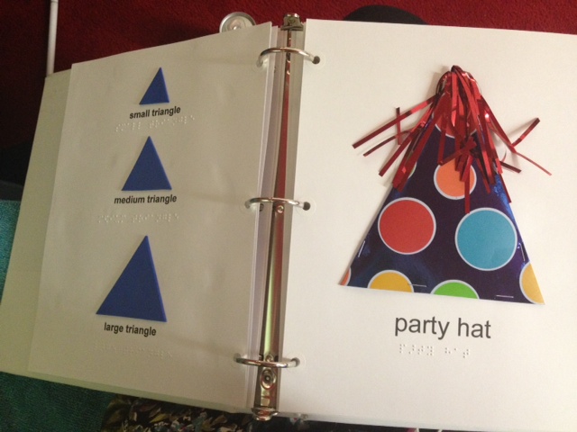 triange sizes in small, medium, and large. and a party hat