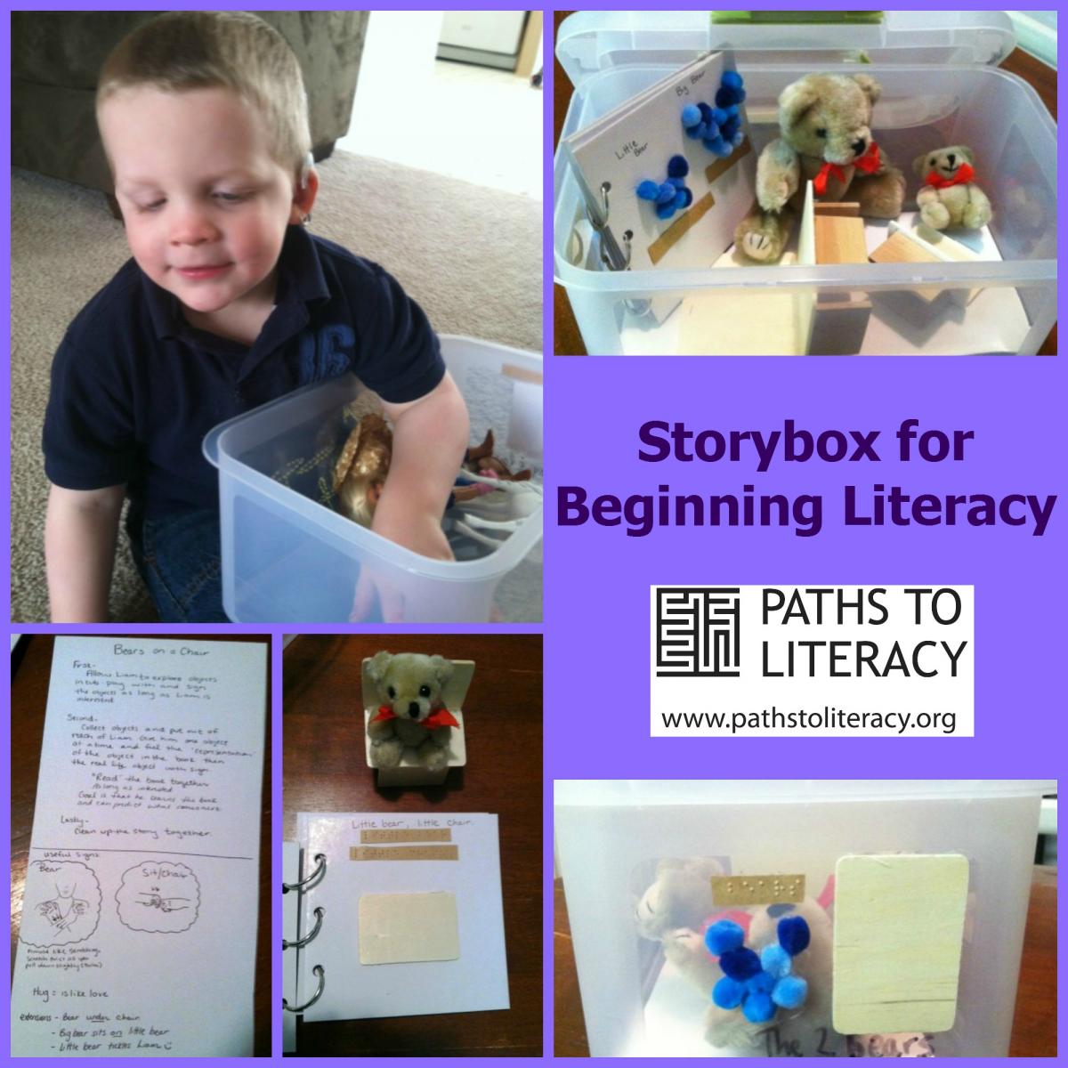 Storybox for Beginning Literacy Collage