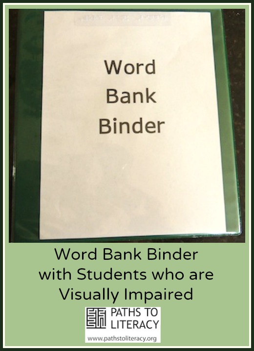 Collage with Word Bank Binder