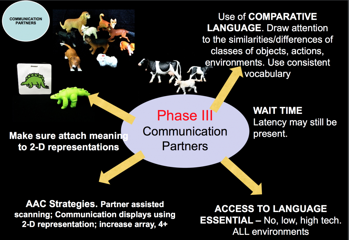Powerpoint slide:  Phase III Communication Partners