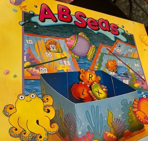 AB Seas Alphabet Letters Magnetic Fishing Game