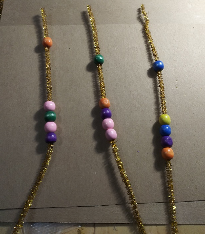 Beads on pipecleaners
